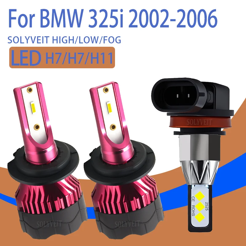 

Easy to Install and Replace Stable Performance durable H7 H7 H11 LED Headlight foglight For BMW 325i 2002 2003 2004 2005 2006