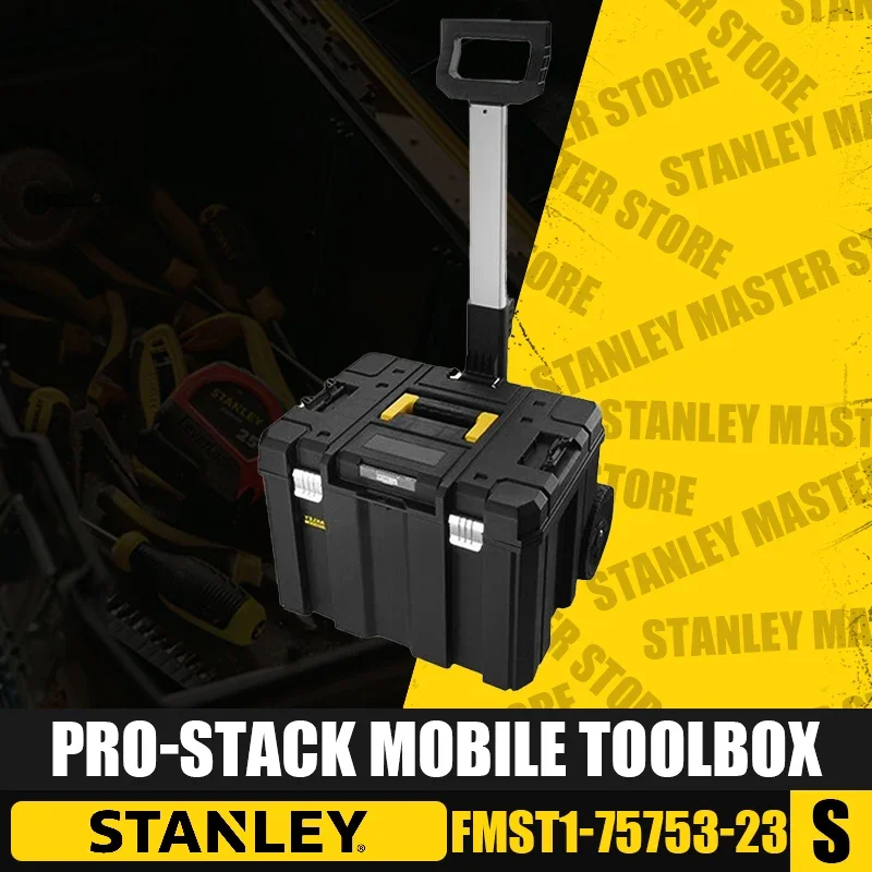 

STANLEY FMST1-75753-23 PRO-STACK Mobile Toolbox Hardware Tool Box Storage Box Power Tool Accessories Large Capacity Storage Box