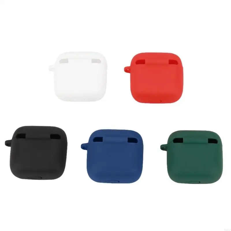 W8KE Wireless Earbuds Shell silicone per 3 Canna morbida Affronta Scrafft