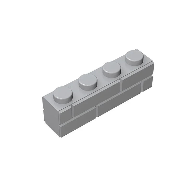 10 Uds 15533 figuras de pared gruesas 1x4 ladrillos DIY bloques de construcción puntos tamaño creativo educativo Compatible con juguetes para niños