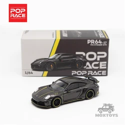 PopRace 1:64 992 STINGER GTR CARBON EDITION Black Diecast Model Car