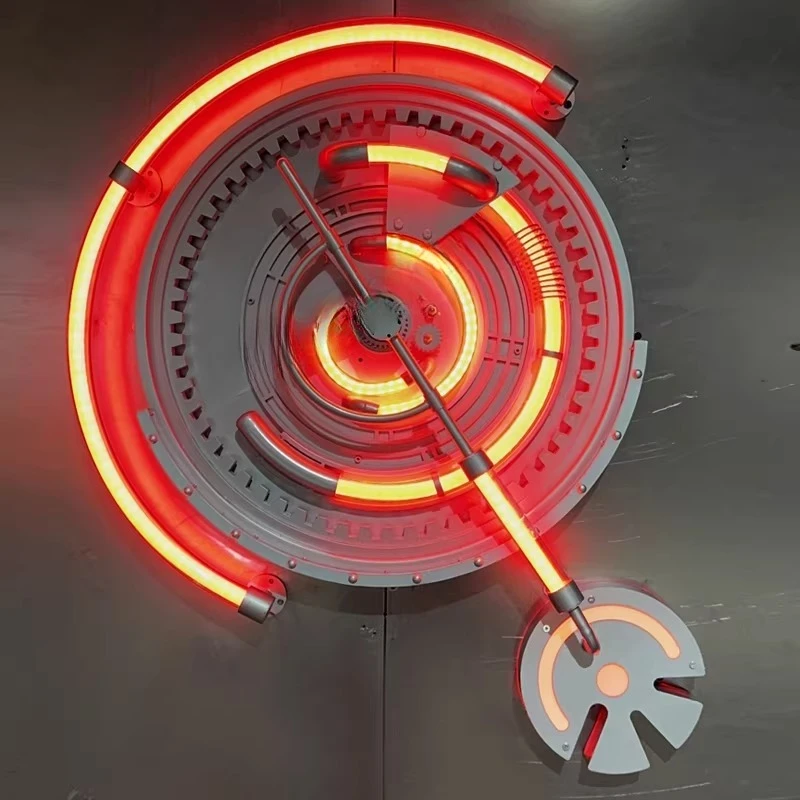 

Cyberpunk colorful glow gear, bar KTV restaurant coffee shop background