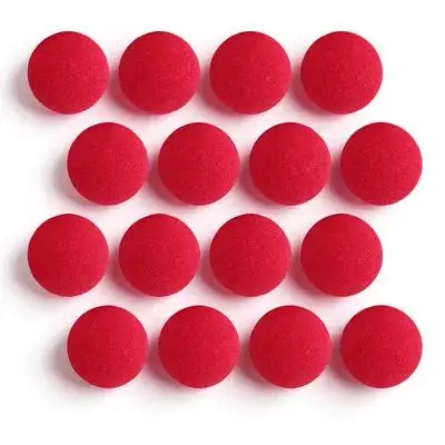 

40Pcs Red Clown Nose Sponge Soft Lightweight Comfortable Fit for Halloween Costume Cosplay Party Carnival Props