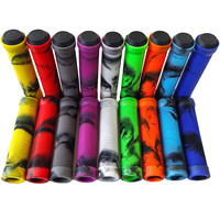 Bicycle Grips MTB Handlebar Grip Soft Rubber Non-slip Mountain 22.2mm Bike Handle Cuffs Cover Folding BMX Cycling Parts Accessor