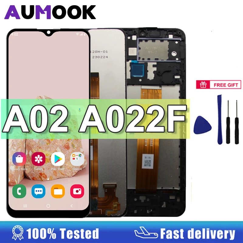 

6.5"Galaxy A02 LCD For Samsung Galaxy A02 A022 LCD with frame Touch Screen Digitizer LCD For Samsung SM-A022F A022F/DS Display