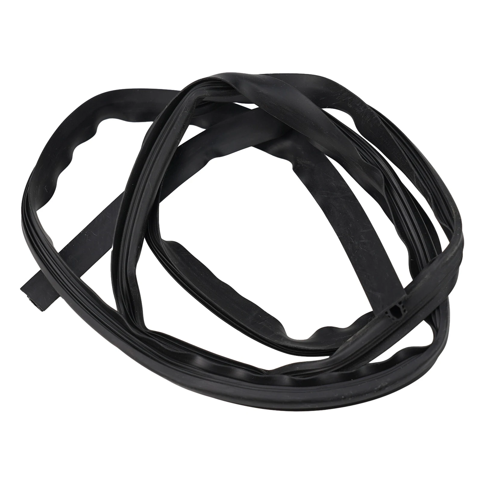 Useful Brand New Portable Practical Sealing Strip Rubber Adjustable Black Color Easy To Install 1.6m/5.25 Feet