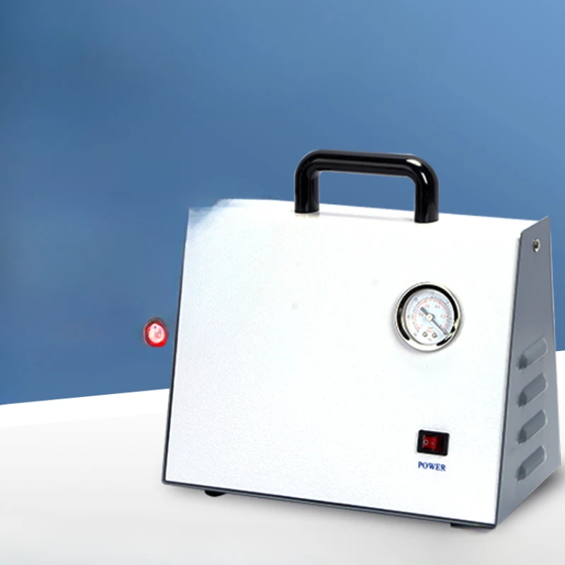 Oil-free diaphragm vacuum pump with adjustable positive and negative pressure, portable vacuum filtration laboratory,