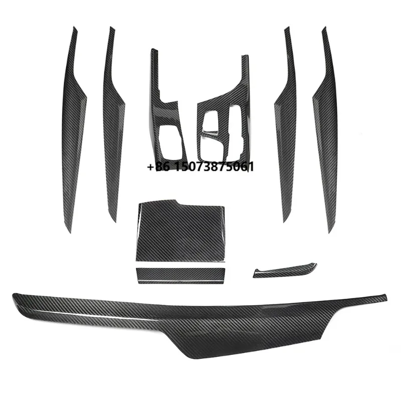 5 Series G30 G31 G32 G38 Accessories Sand Dry Carbon Fiber Car Interior Kit