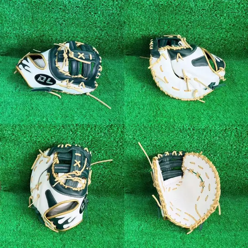 Professional Full-Grain Leather First Base Mitt for Adults, Baseball & Softball Training and Game Glove