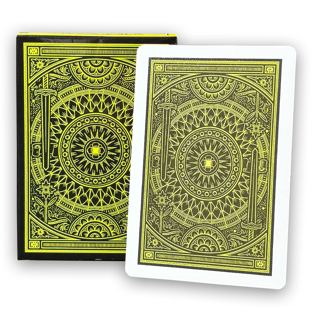 

Green Magic Playing Cards High-end Frosted Plastic PVC Waterproof Deck of Cards Environmentally Poker for Recreation Collection