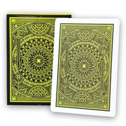 Green Magic Playing Cards High-end Frosted Plastic PVC Waterproof Deck of Cards Environmentally Poker for Recreation Collection