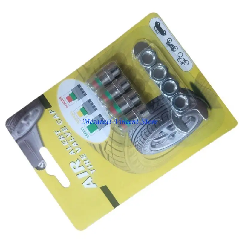 A70F High Accuracy Tyre Air Pressure Guard Caps Easy Reading Display Screen Detection