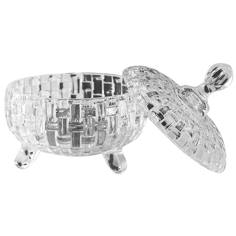 Glass Container Cereals Containers Jewelry Holiday Cookie Jars Decorative Candy