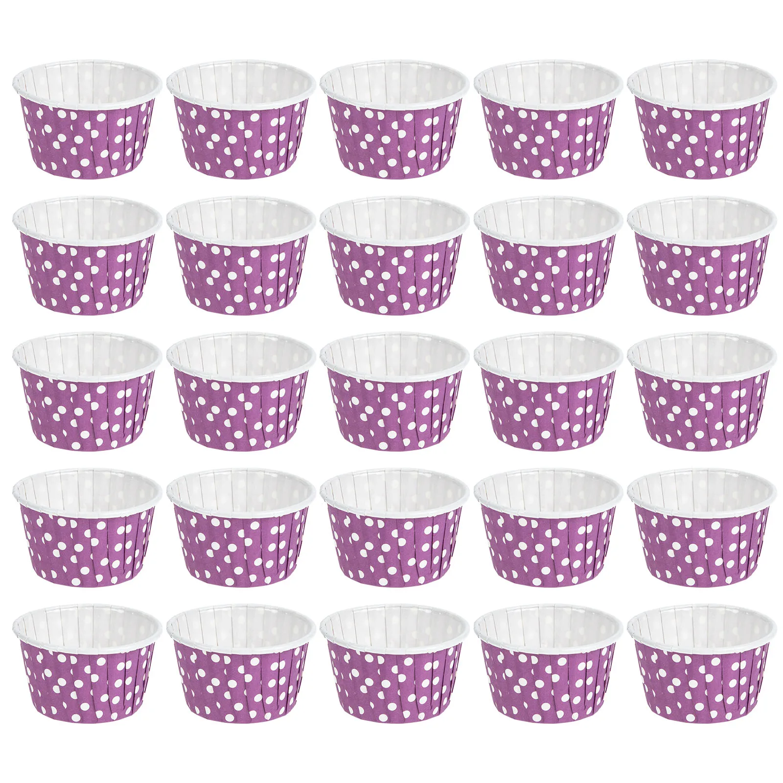 

Bake Cake Paper Cup Film-coated Baking Cups Dessert Muffin Purple Cupcake