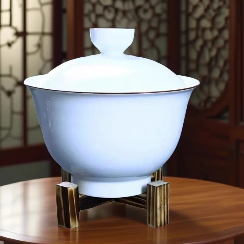 Riesiges Teetablett aus Jade