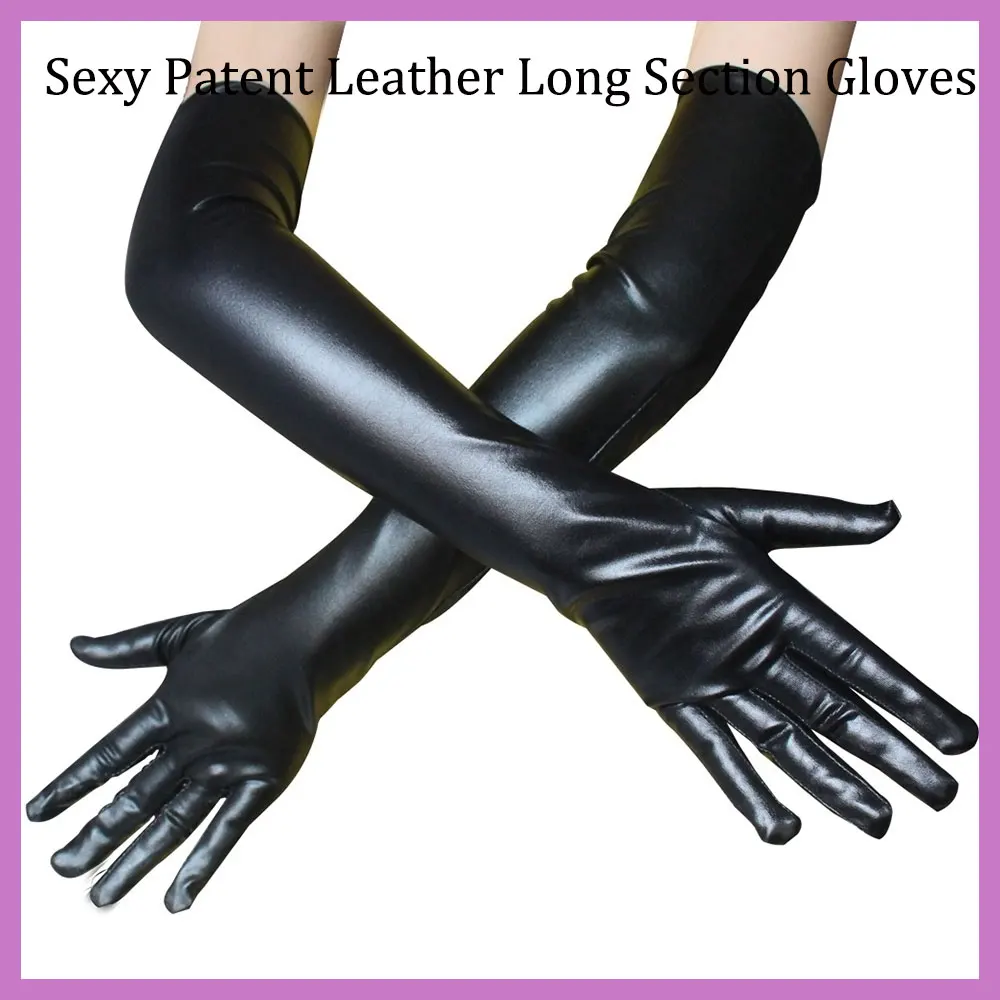 10-pares-de-guantes-largos-de-cuero-sintetico-sexy-para-cosplay-pole-dance-espectaculos-guantes-negros-ajustados-para-fiestas-guantes-magicos-en-5-colores