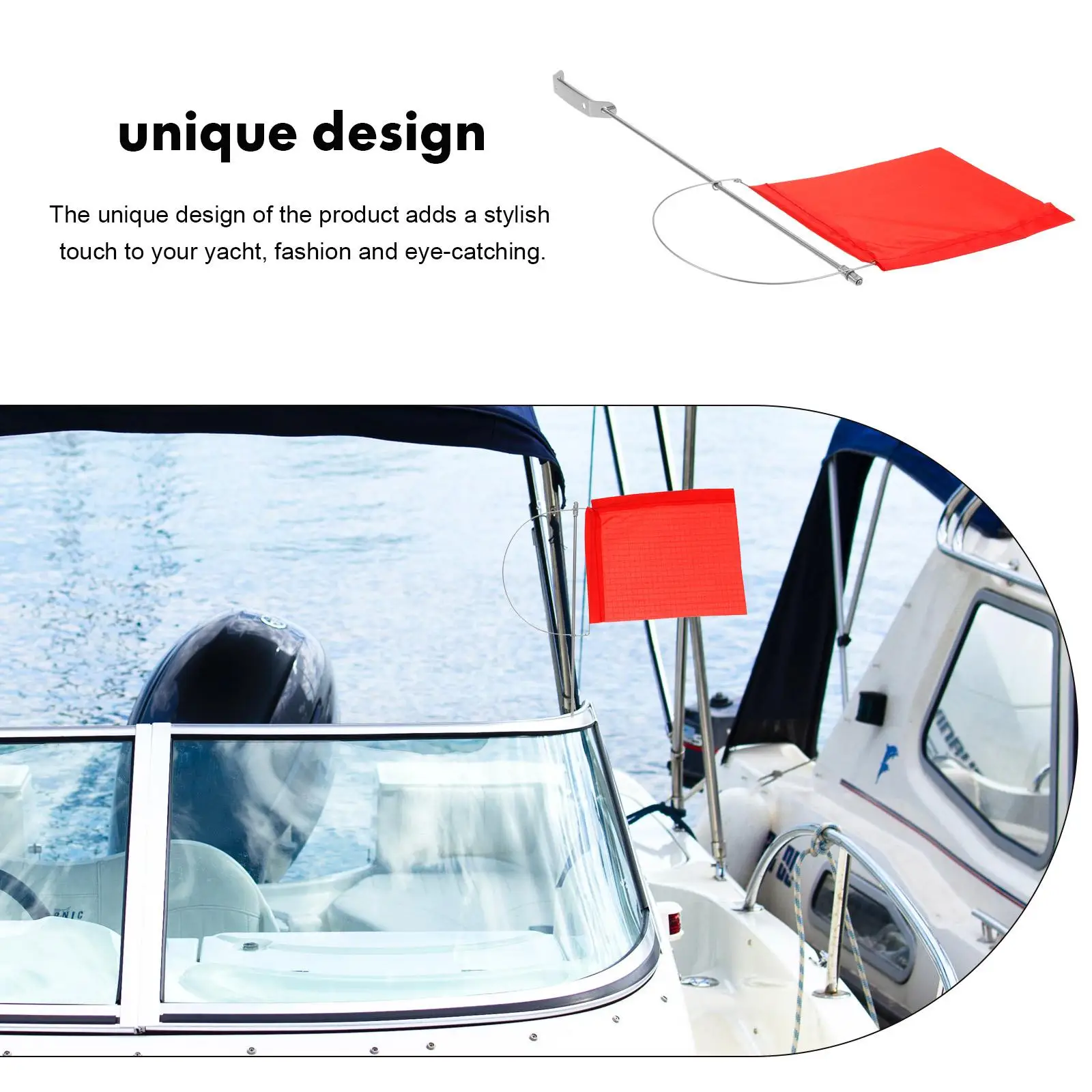 Wind Direction Flag Decor Outdoor Direction Flag Multipurpose Hanging Wind Direction Direction Measurement Boat Tool Detector