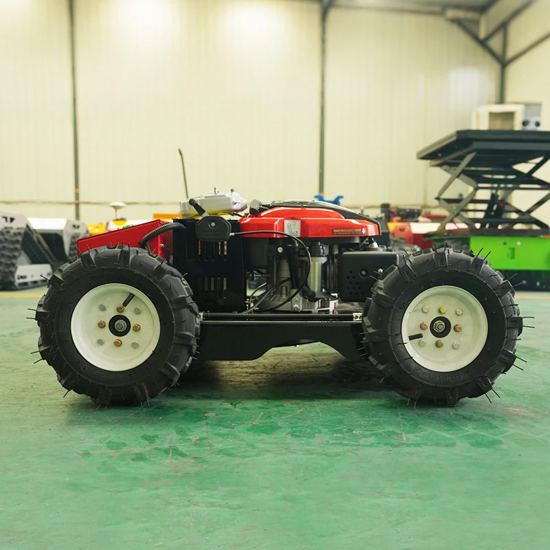 

Remote Control Lawn Mower Wheel Intelligent Lawn Mower Low Noise Agriculture Remote Control Mini Lawn Mower