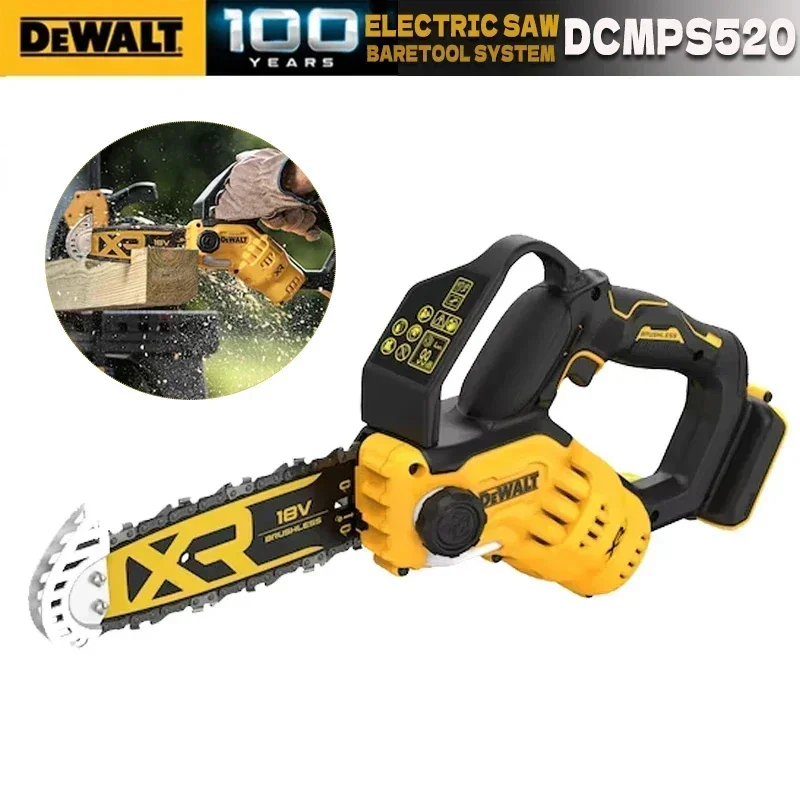 DEWALT DCMPS520 20V Pruning Saw Cordless Chain Saw Woodworking Handheld Pruning Chainsaw Garden Cutting Tool DCMPS520N