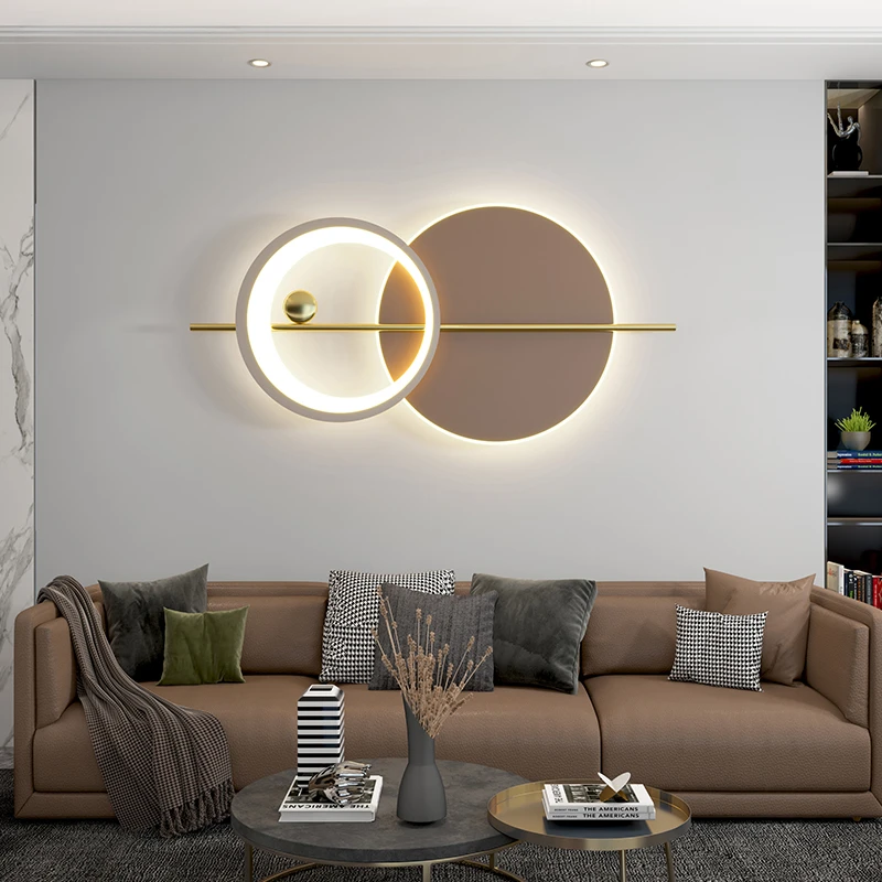 

Modern LED Wall Lamps for Living Room TV Background Bedroom Aisle Light Home Indoor Decor With switch 100cm 120cm Sconce Lights