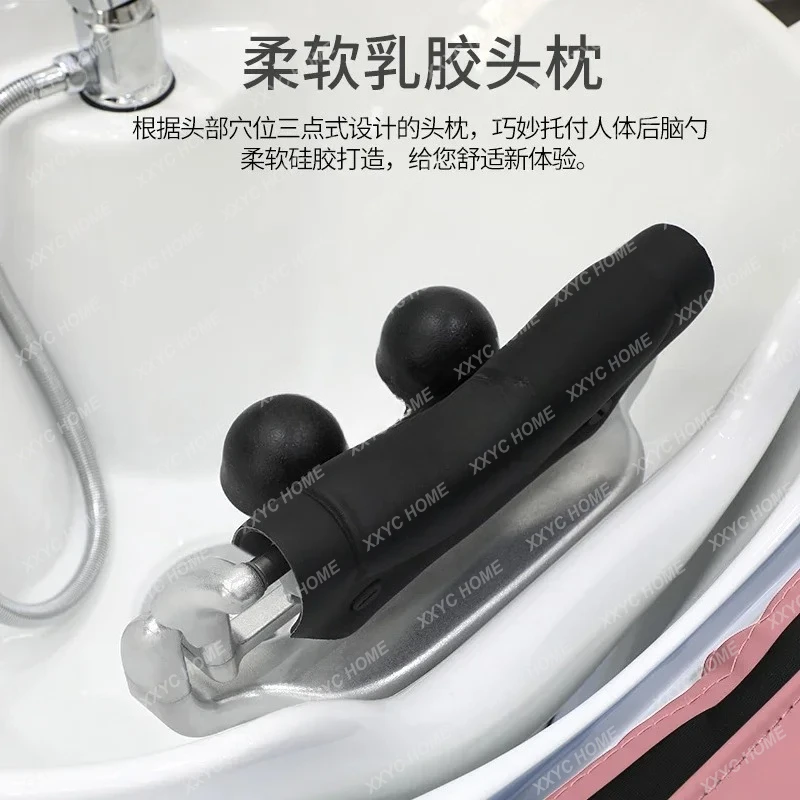 ss D Automatic intelligent shampoo bed Electric shampoo bed Hair salon Multifunctional flush massage integrated bed