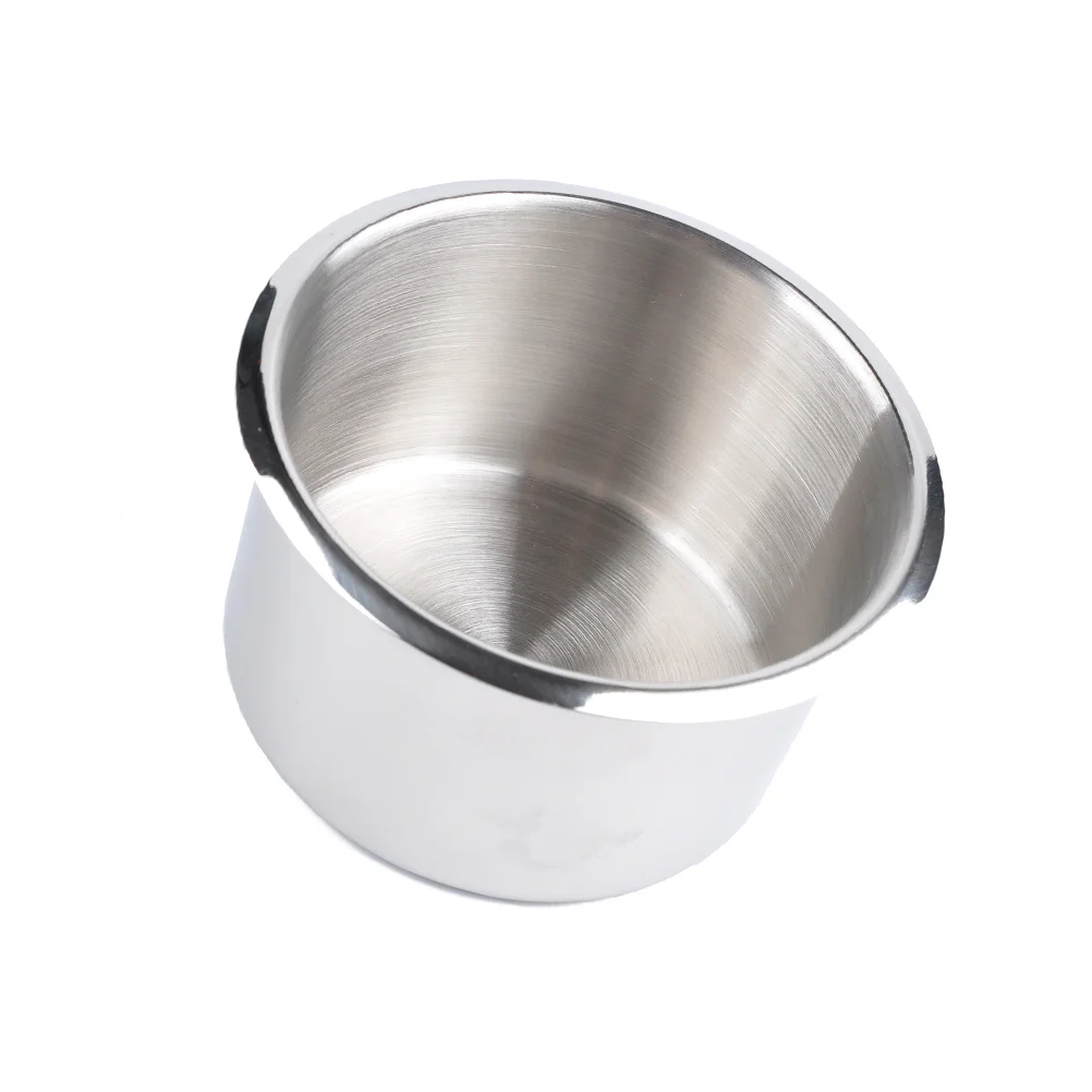 Stainless Steel Cup Holder Simple Practical Refit Cup Holder Self for Motor Homes Car Auto (A0671-03 Pattern)