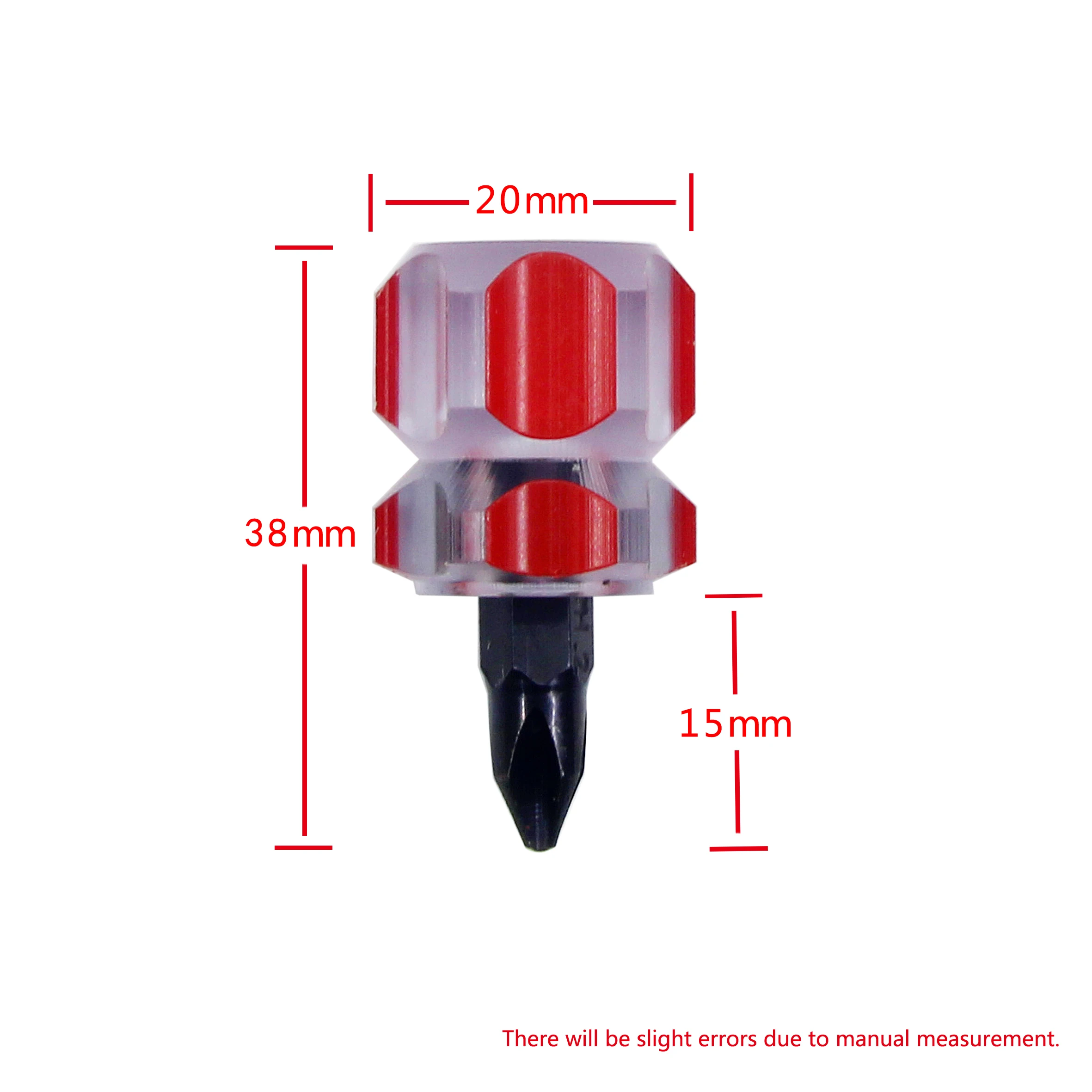 1PCMini Screwdriver Mini Small Portable Radish Head Screw Driver Transparent Handle Repair Hand Tools Precision Car Repair