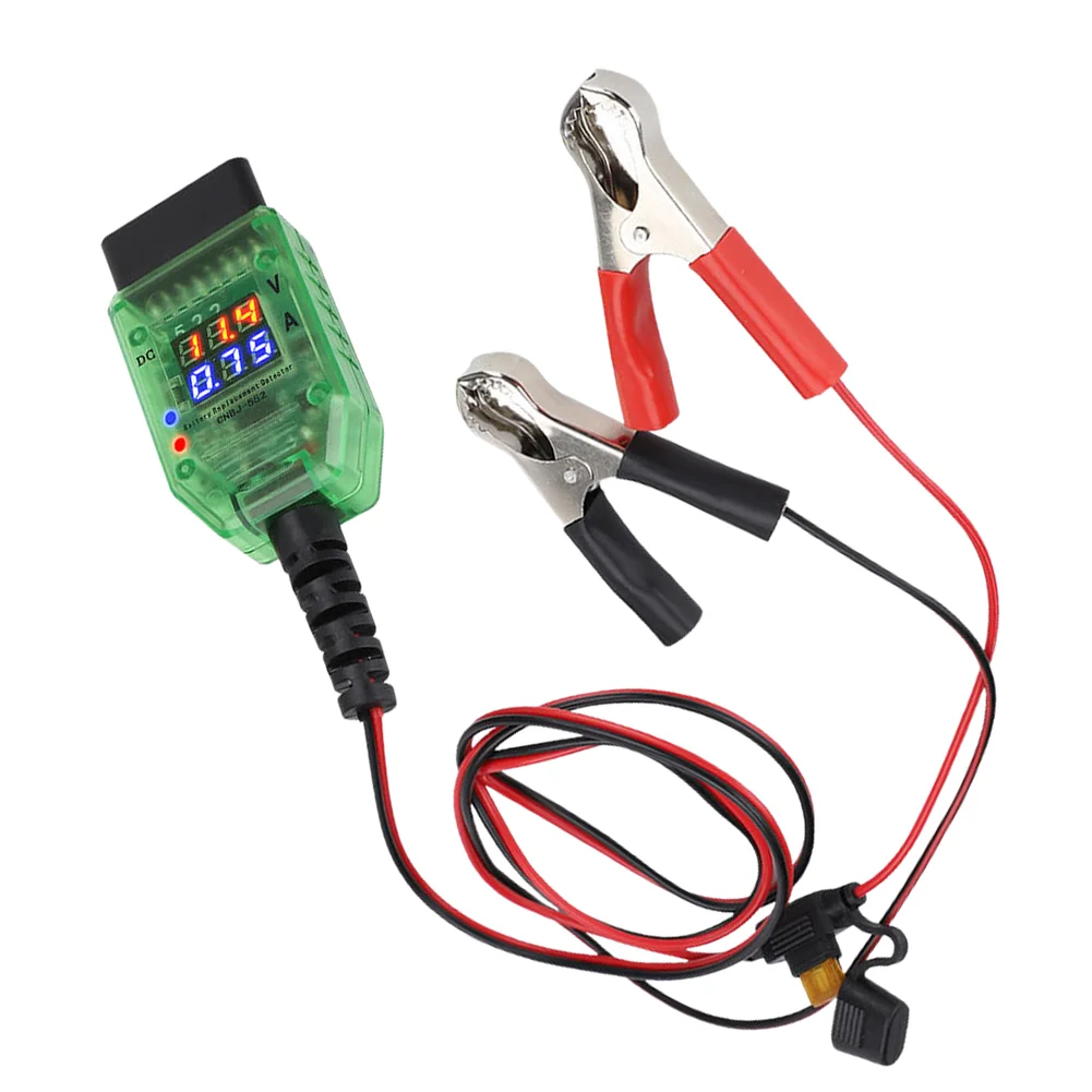 Automotive For OBD To 12V Power Supply For Memory Saver Tool For Car Battery Replacement With Dual Digital Display