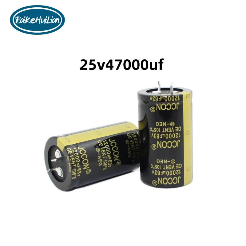 25v47000uf 25v factory direct sales cow horn aluminum electrolytic capacitor 35x50