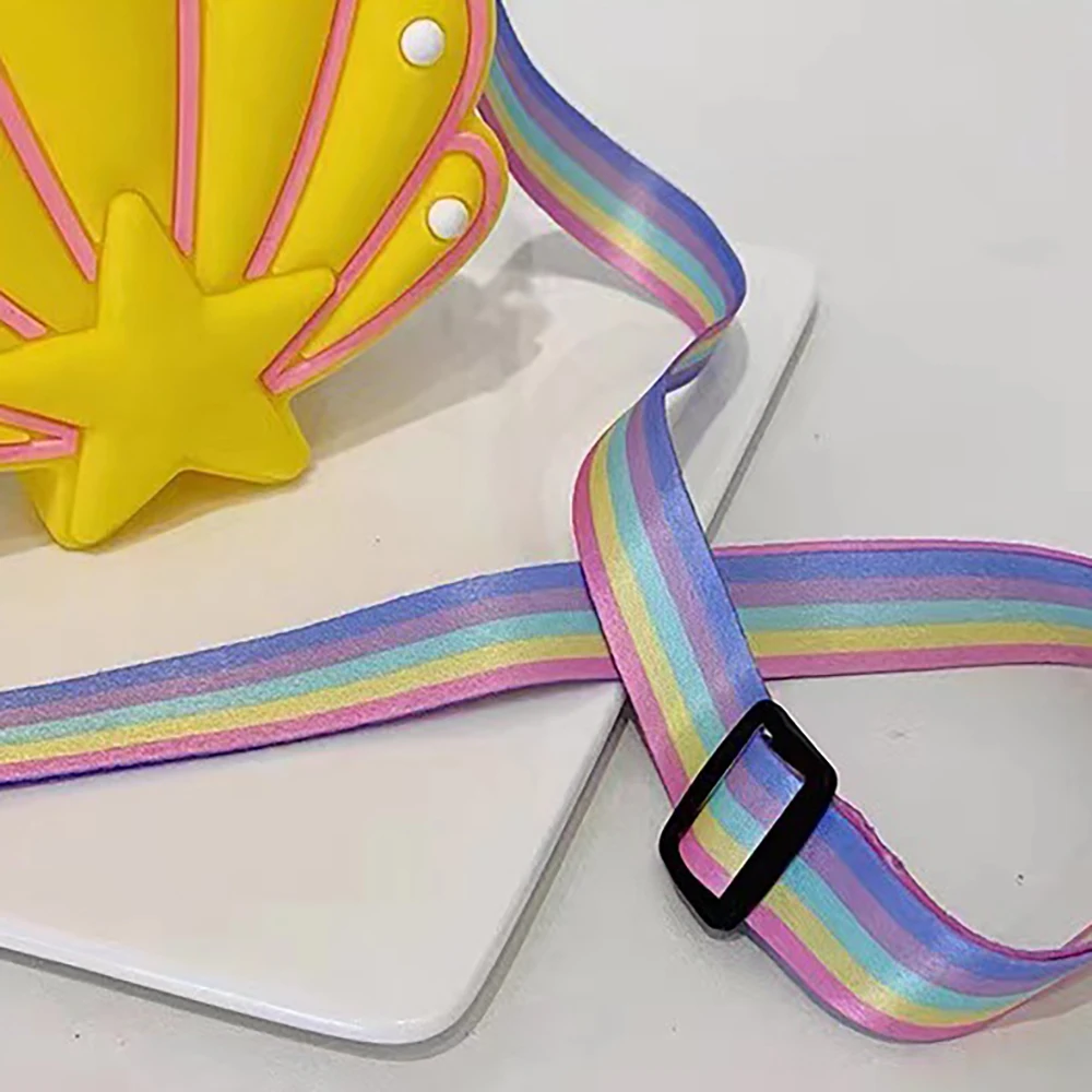 حقيبة كتف على شكل قذيفة من السيليكون للفتيات ، أكياس فقاعات ممتازة ، لعبة ضغط العملات المعدنية ، تصميم متعدد الاستخدامات #5