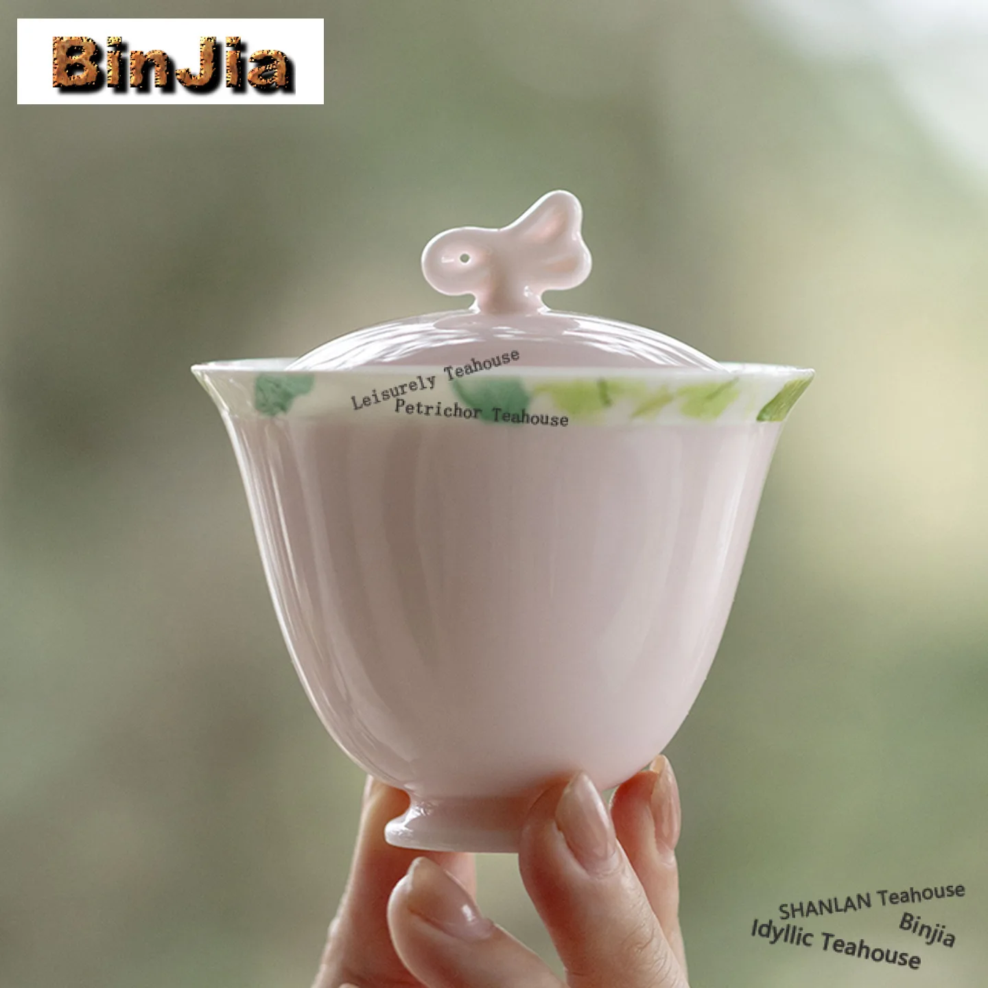 

100ml Hand-painted Flower Butterfly Gaiwan Retro Tea Tureen Tea Bowl With Lid Kit Tea Maker Cover Bowl Teaware Ornaments Craft