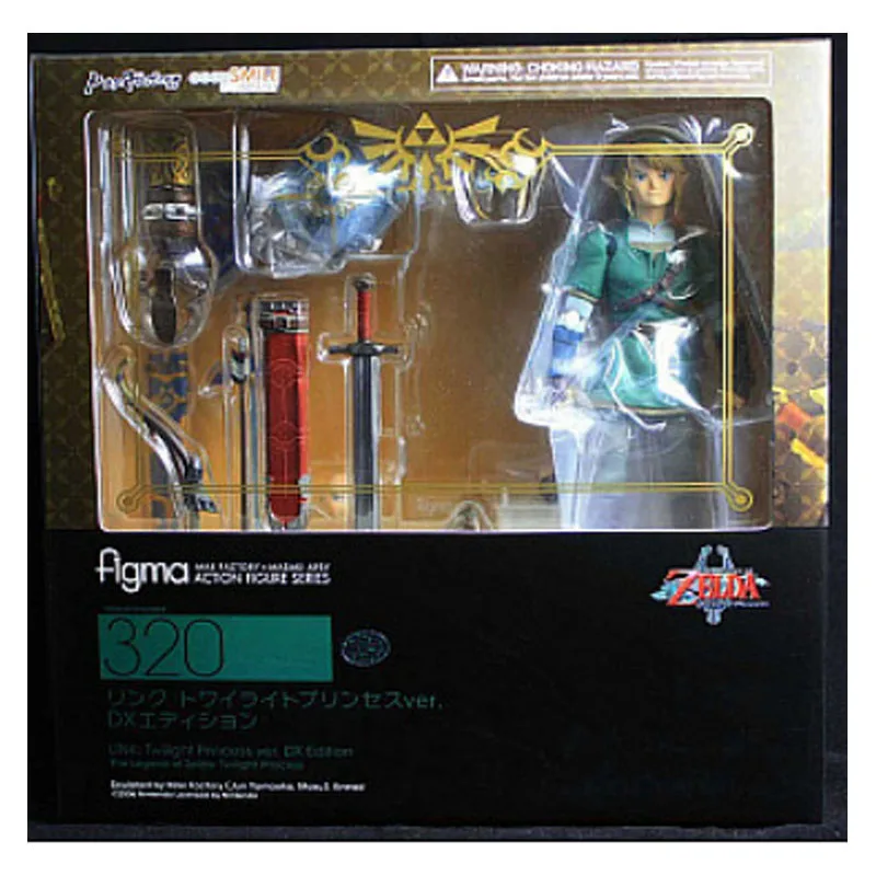 Luxuriöses Skyward-Schwert Figma 320 Link Zelda Twilight Princess DX Ver. Actionfigur Breath Of The Wild Figura Modellspielzeug 16CM – Detail 14