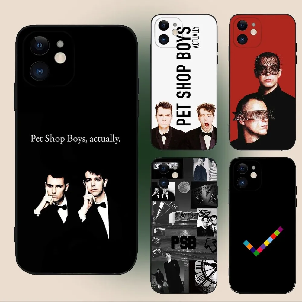 Pet S-Shop Boys Nonetheless Phone Case For iPhone 16,15,14,13,12,11,Plus,Pro Max,XS,X,XR,SE,Mini,8,7 Soft Silicone Black Cover