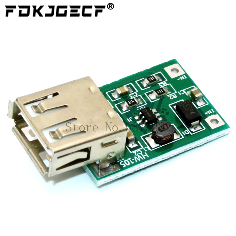 DC-DC Power Bank Charger 0.9V-5V to 5V 600MA Step Up Boost Converter Supply Voltage Module USB Output Charging Circuit Board