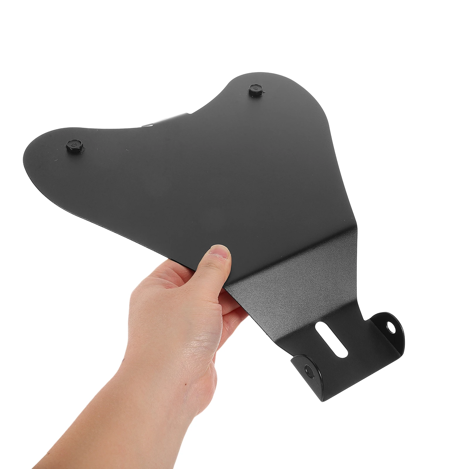 

Motorcycle Seat Cushion Plate Steel Bracket Black Base Support Compatible Cruiser DIY Modification Spring Seats Mount