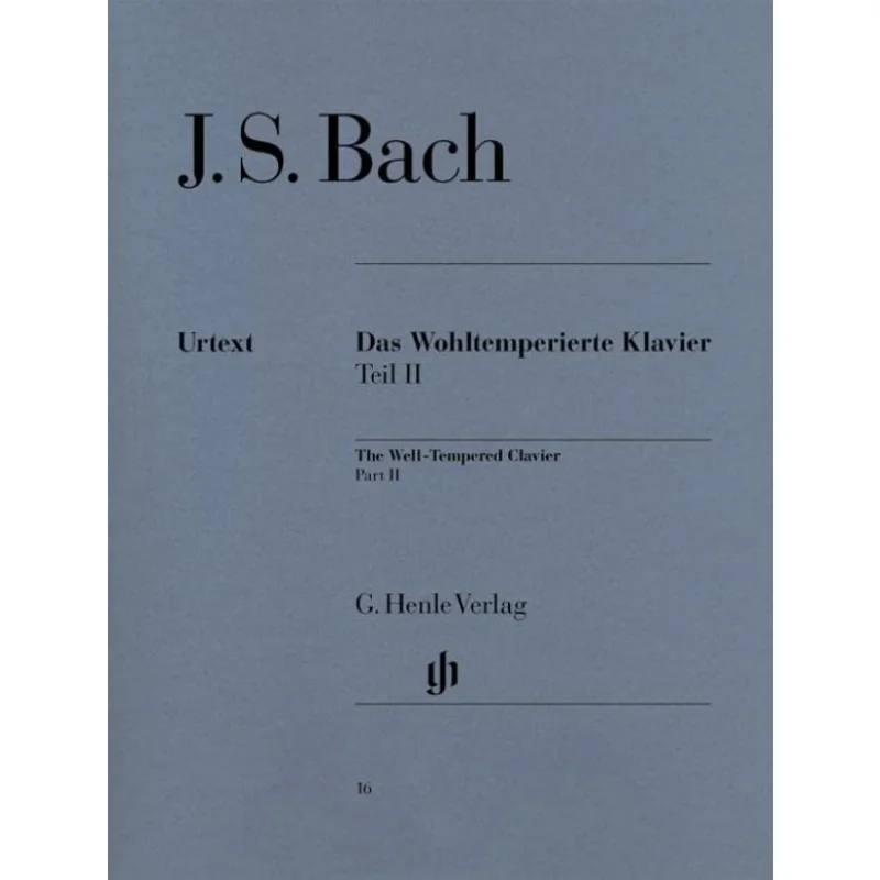 

HN16 Bach WellTemp Clavier 2 Pb Tomita Yo G Henle Verlag 9790201800165 Книга