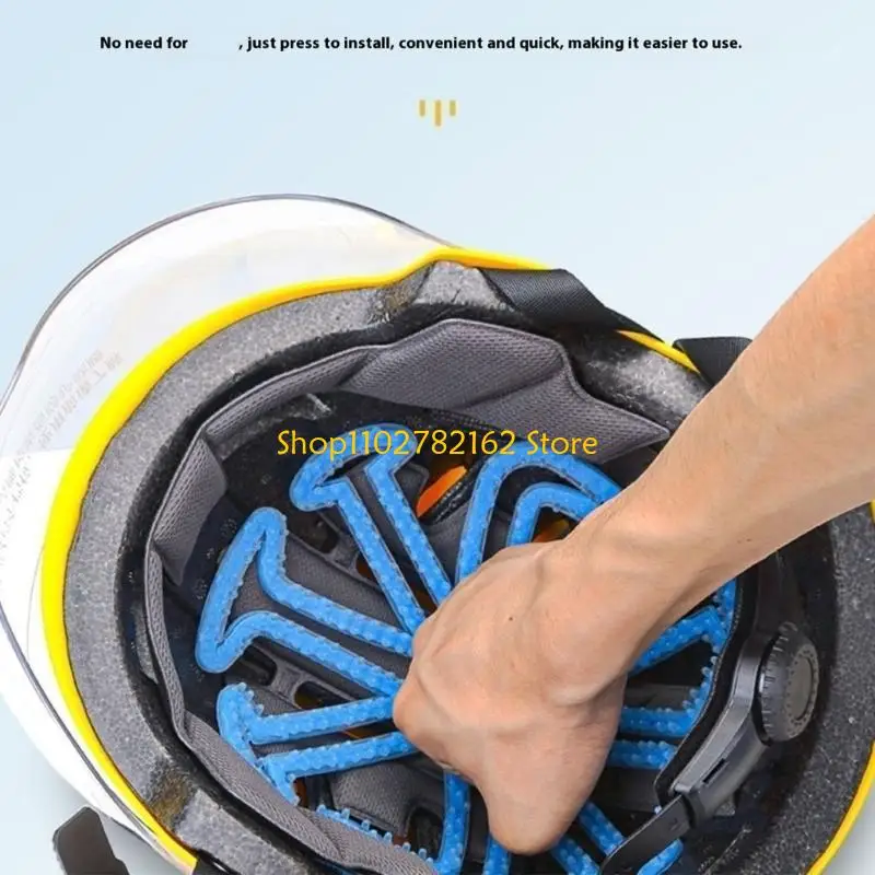 

547B вентилируемая силиконовая накладка для шлема, приятная для кожи вставка, легко снимаемая накладка, универсальный головной и