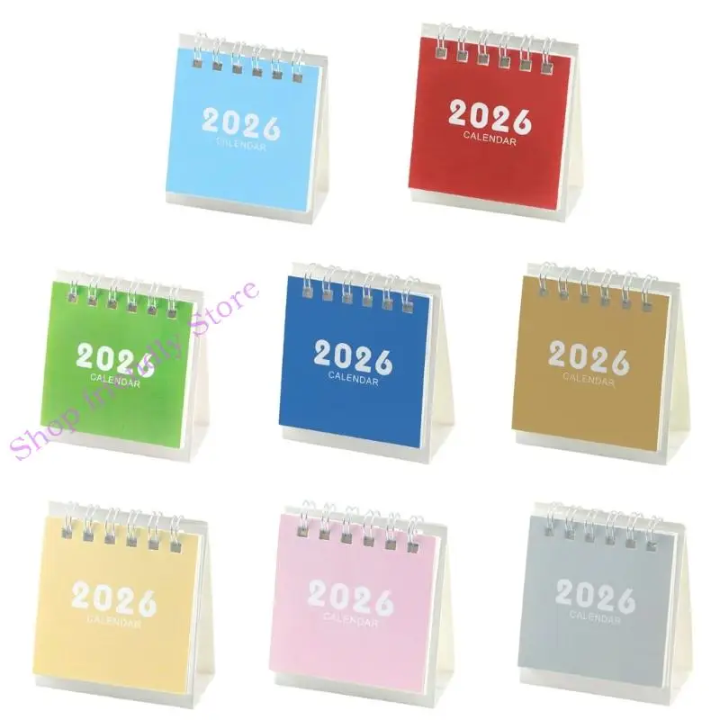 

Portable 2026 Desk Calendar 17 month Calendar Planner from 08/2025 to 12/2026 For Notes Appointment Task Plan
