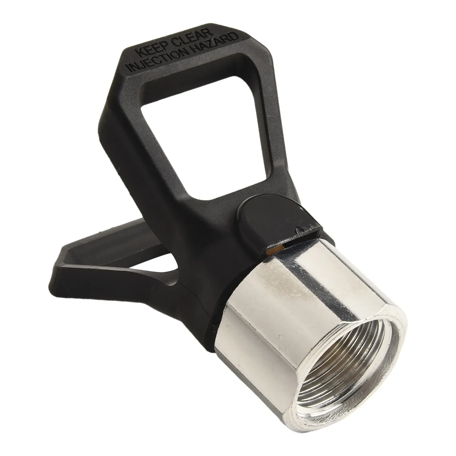 Airless Sprayer Nozzle Guard G7 8-14 Metal Plastic 11.47mm 0.45 Inch Airless Sprayer Nozzle Guard Clear Thread Diameter 11.42mm