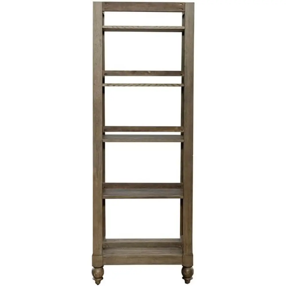 Classic American-Style Leaning Ladder Bookshelf