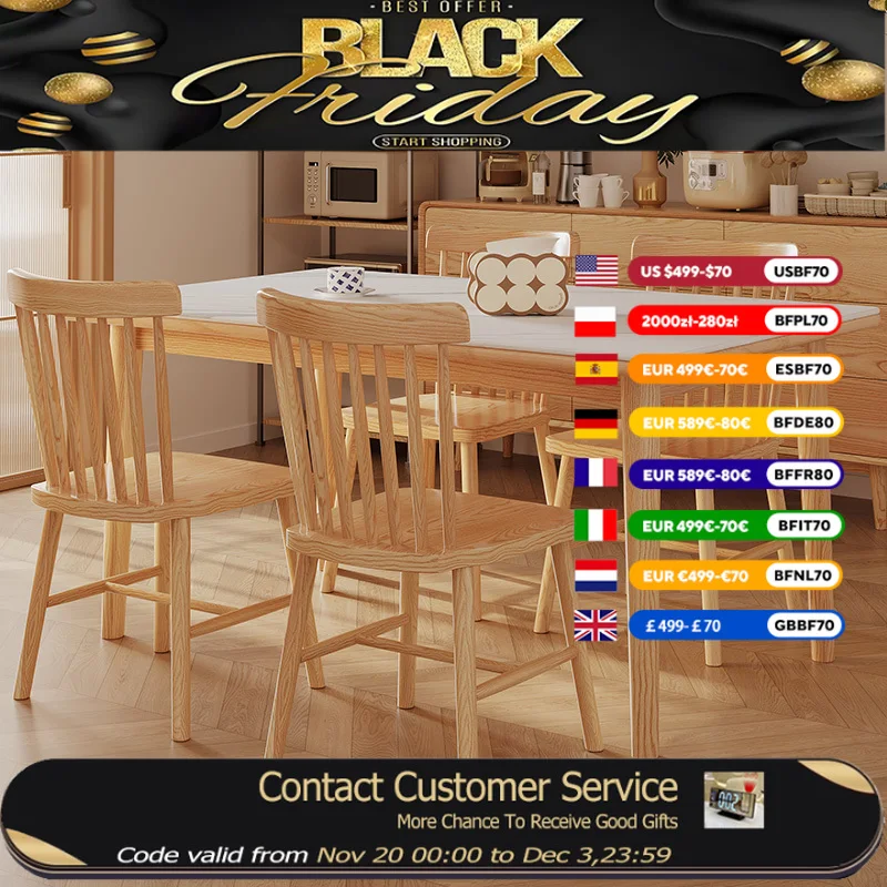 

Wooden Unique Dining Table Party Study Event Restaurant Coffee Dining Table Modern Rectangular Esstische House Accessories