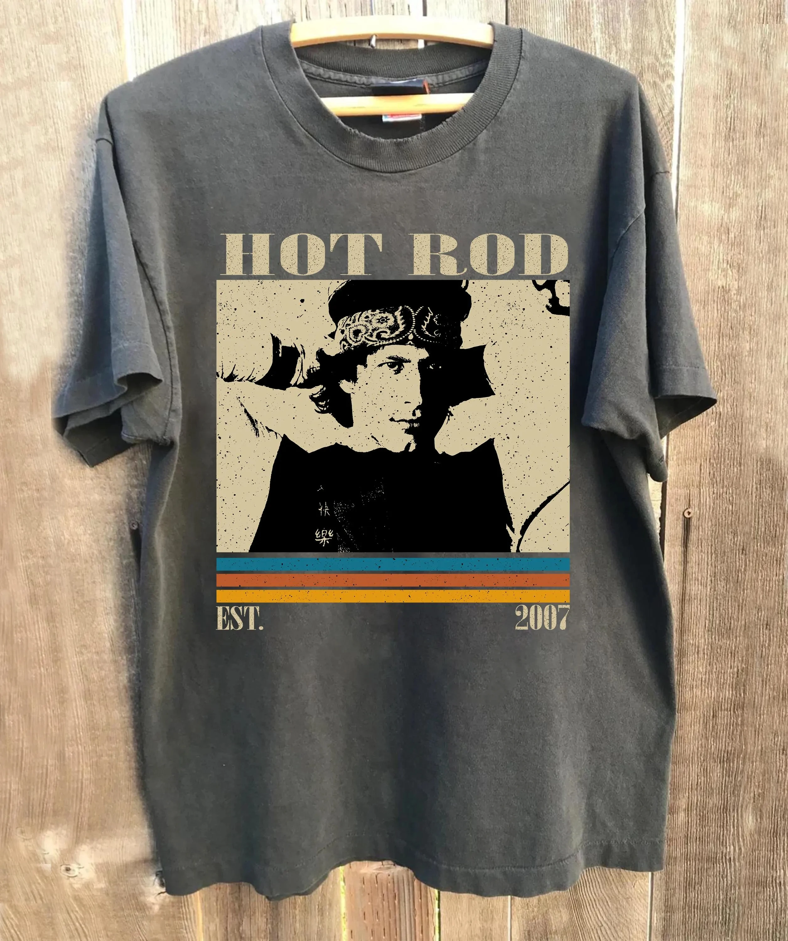 

Plus Size Summer Women's Vintage Hot Rod Movie T-Shirt Cotton Breathable Stylish Versatile Street Style Oversized
