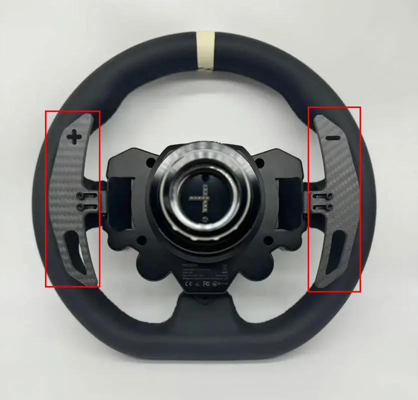 Untuk MOZA R5 R3 ES ESX Adaptor Pemindah Dayung Serat Karbon Roda Kemudi Mod Permainan Mobil Balap