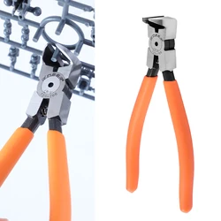 6 Inch Plastic Cutting Pliers 90 Degree CR-V Top Cutting Pliers Precision End Nippers with Return Spring Non-slip Handle