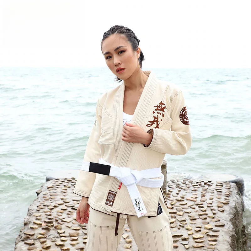 

Fluory Judo orm Inner Anti-Wear Training Gi for Men And Women Profional Jujitsu Martial Arts Cetition Suit