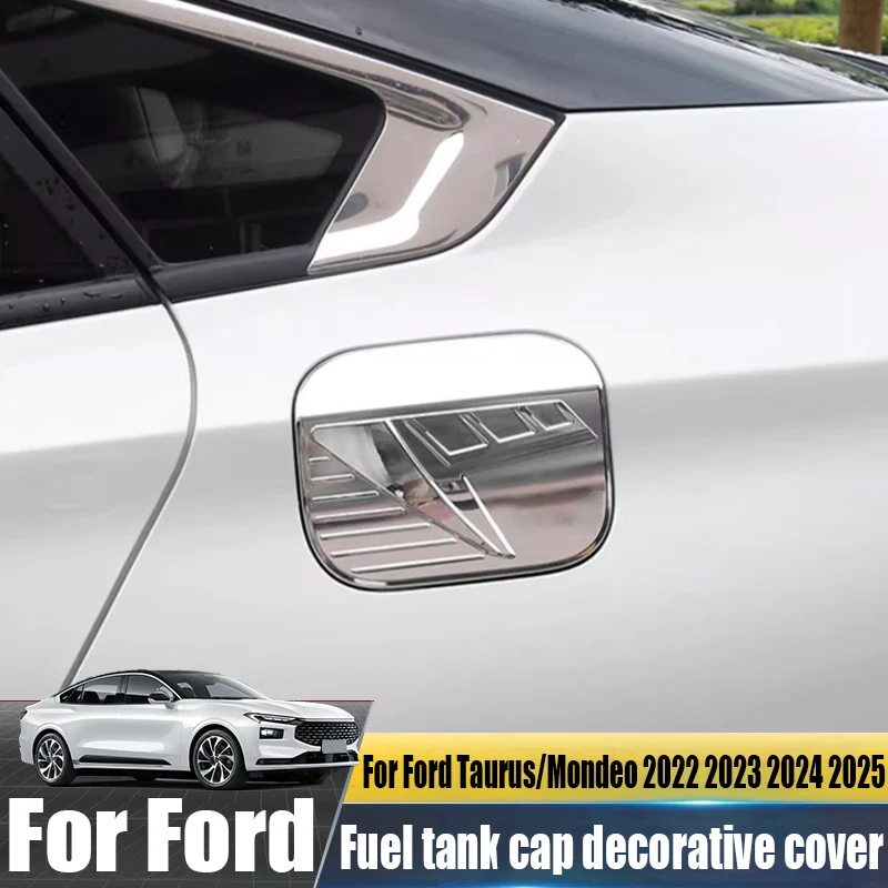 

For Ford Taurus/Mondeo‌ 2022 2023 2024 2025 fuel tank cap decorative cover car exterior decoration products ABS material