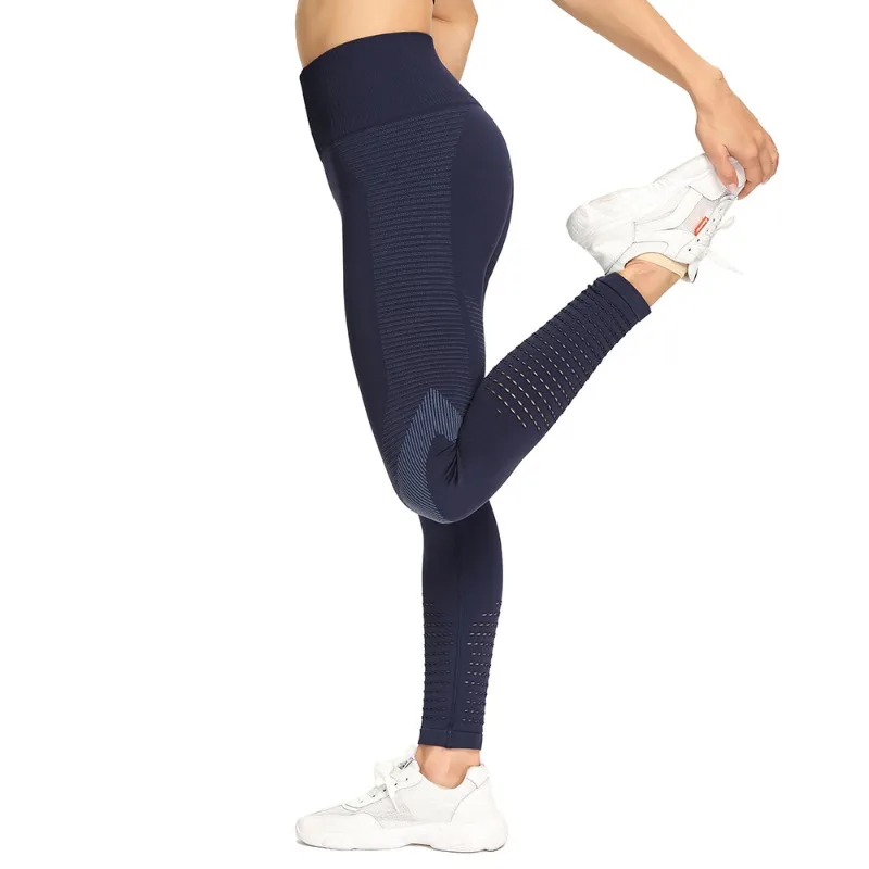 Women Gym Seamless Leggings Yoga Sports Pants Stretchy High Waist Fitness Sports Running Activewear Pant
