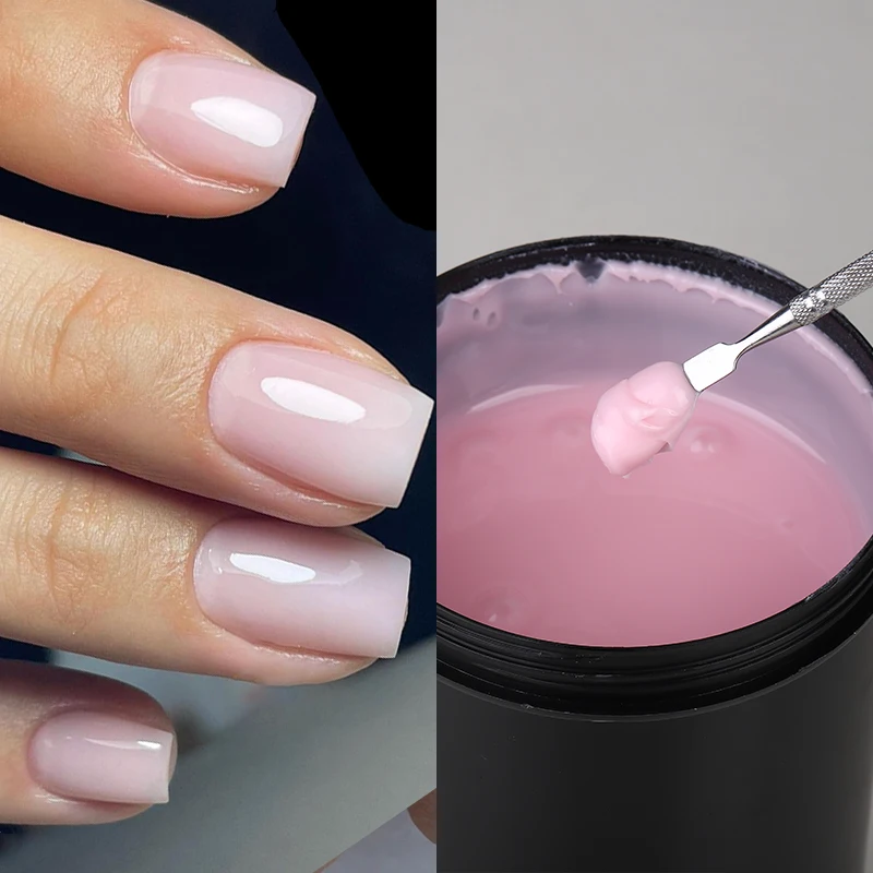 MSHARE 250g Helder Acryl Gel Harde Gel Voor Nagelverlenging Roze Naakt Wit Acrygel Hema TPO Gratis Builder Nagelgel Franse Nail Art