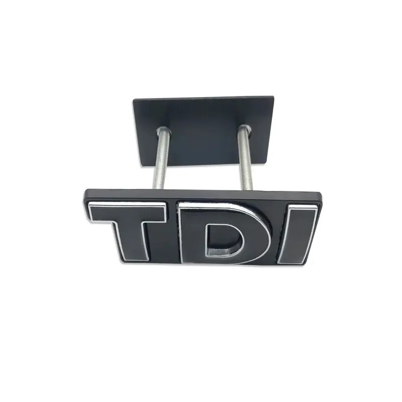 

For Polo Golf Jetta Passat B5 B6 Touran Bora Car Styling Accessories 3D TDI Front Hood Grill Badge Emblem Decal Stickers
