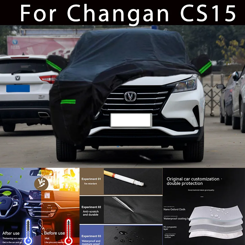 

For Changan CS15 Outdoor Protection Full Car Covers Snow Cover Sunshade Waterproof Dustproof Exterior Car accessories